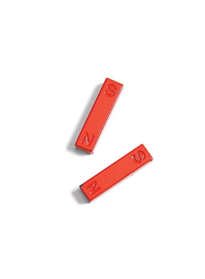 hand2mind hand2mind Red Ceramic Bar Magnets, 1.5 Inch (Pack of 6)