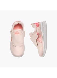 Kappa Girls' Pull Tab Detail Sports Shoes with Hook and Loop Closure  - Image 1