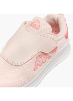 Kappa Girls' Pull Tab Detail Sports Shoes with Hook and Loop Closure  - Image 4