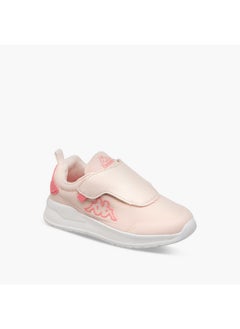 Kappa Girls' Pull Tab Detail Sports Shoes with Hook and Loop Closure  - Image 2