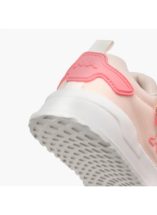 Kappa Girls' Pull Tab Detail Sports Shoes with Hook and Loop Closure