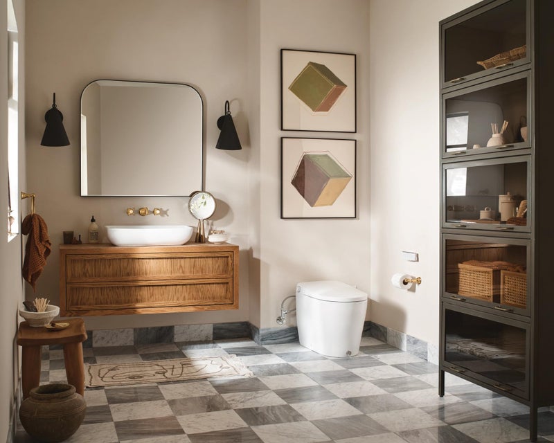 موين Moen Weymouth مصممة محور الذهب مزدوج ما بعد المرحاض حامل YB8408BG  - Image 4