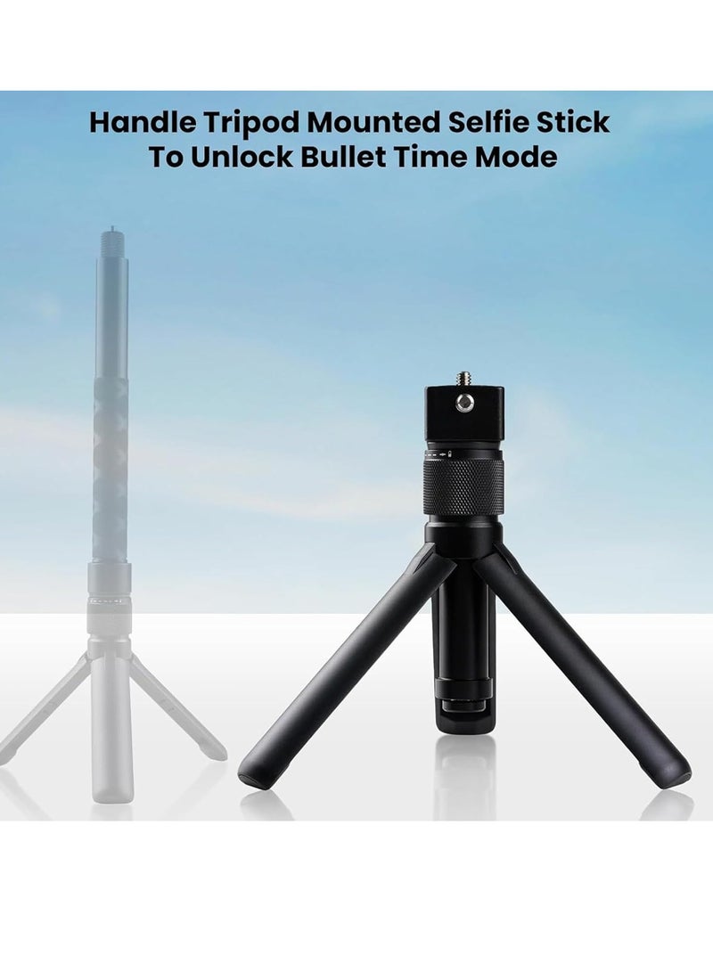 توب كور حامل ثلاثي القوائم متعدد الزوايا Bullet Time لكاميرا Insta360 - مجموعة ألومنيوم محمولة متوافقة مع X4/X3/ONE RS/GO 2/ONE R  - Image 3