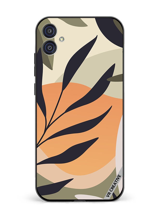 VR CREATIVE Protective Case Cover For Samsung Galaxy M04/F04 Leaf Tropical Design Multicolour - Image 1