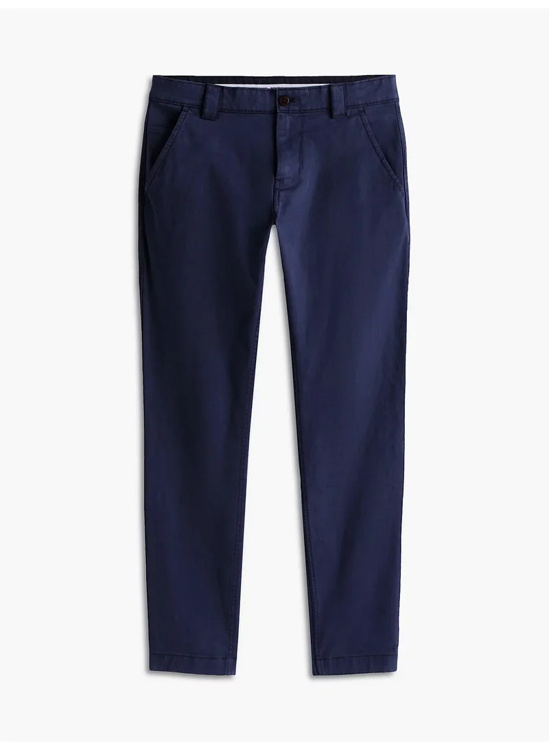 Tommy Jeans navy blue Scanton Slim Chinos for Men | Best Price UAE
