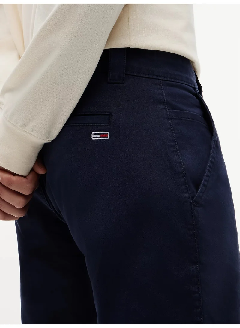 Tommy Jeans navy blue Scanton Slim Chinos for Men | Best Price UAE