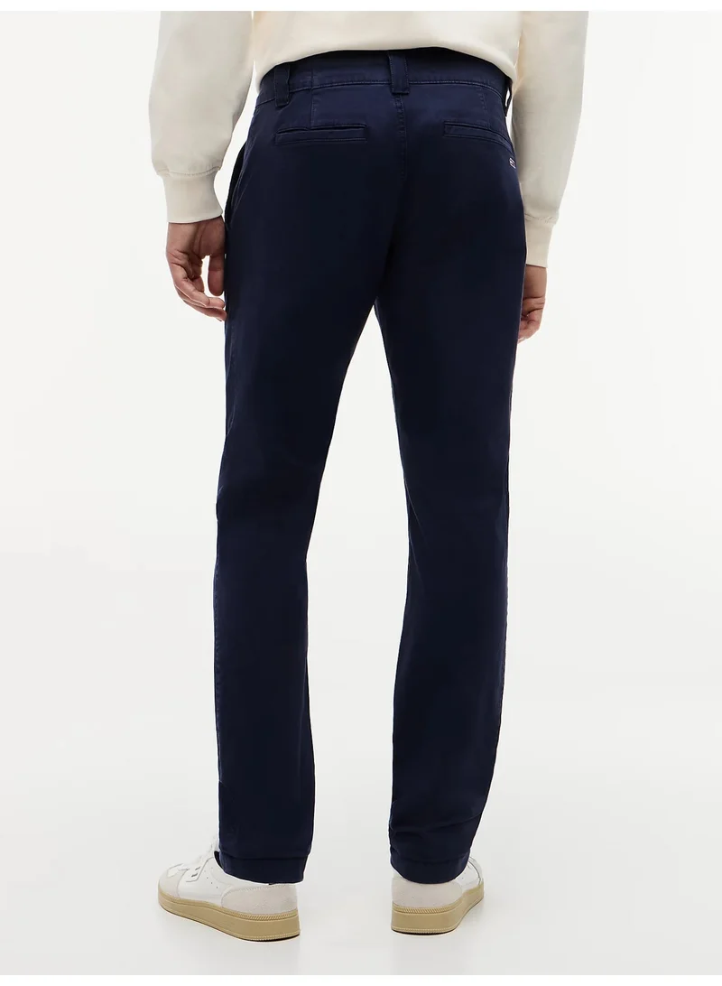 Tommy Jeans navy blue Scanton Slim Chinos for Men | Best Price UAE