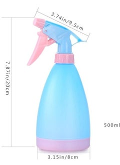 FALMER 2pcs Plastic Multi-Purpose Leak-Proof Sprayer 500ml (Pink-Blue)  - Image 3