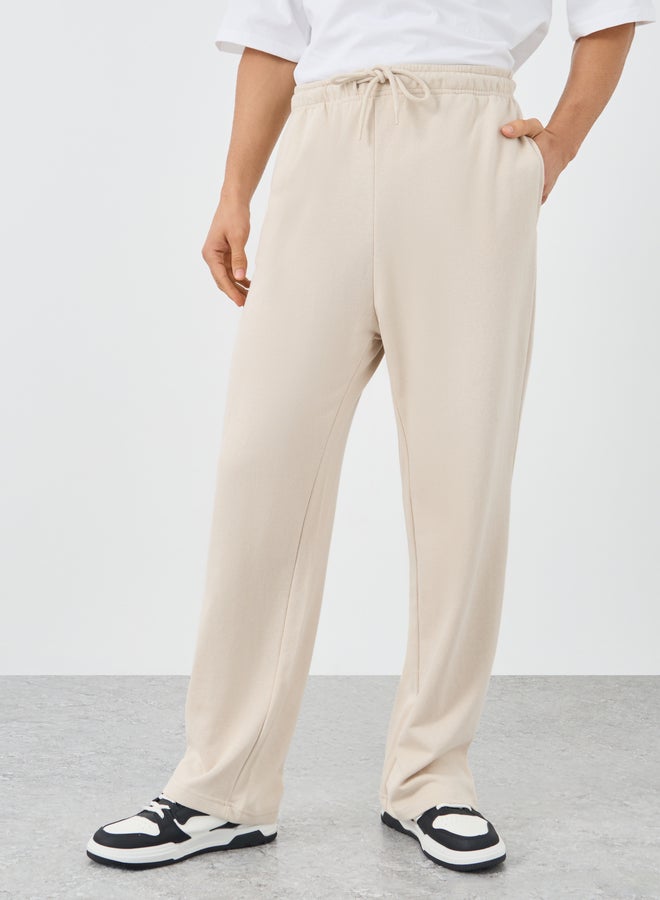 JACK & JONES Jack & Jones Solid Casual Trouser with Drawstring