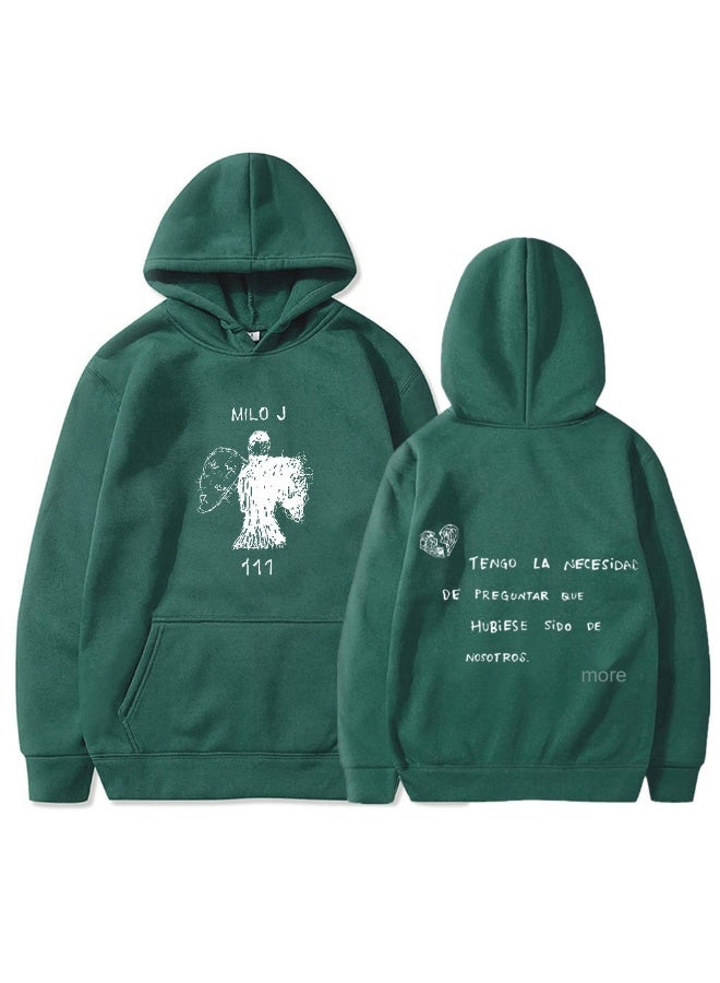 NIBEMINENT Milo J Hooded Sweatshirt - Unisex Loose Fit Polyester Pullover for Sports and Leisure - Image 1