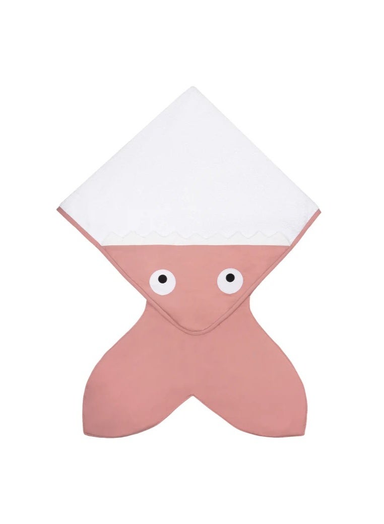 Baby Bites Baby Hooded Bath Towel Soft Absorbent Cotton Baby Bath Wrap Hooded Baby Towel Newborn Infant Toddler Bath Towel Baby Towel Wrap Quick Dry Baby Blanket Towel Cartoon Hooded Towel Gentle Skin
