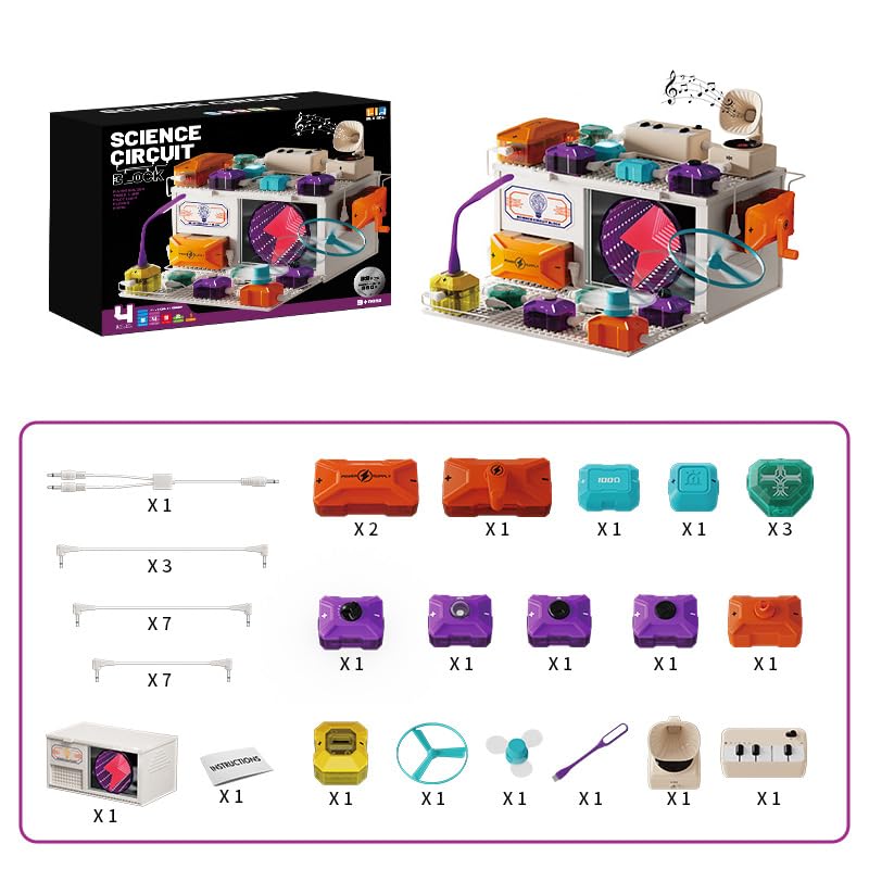 Dollox Science Kits for Kids Electrical Circuit Exploration Kit with 380 Projects Educational Electronics Toy for Boys and Girls Perfect for Christmas Stocking Stuffers and Birthday Gifts - Image 5