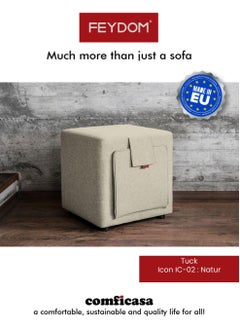 COMFICASA FEYDOM TUCK Ottoman :Icon Natur  - Image 1