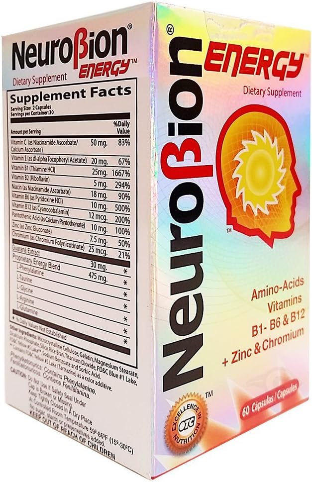 Neurobion Energy Amino Acids 60 Count Pack of 3 - Image 3