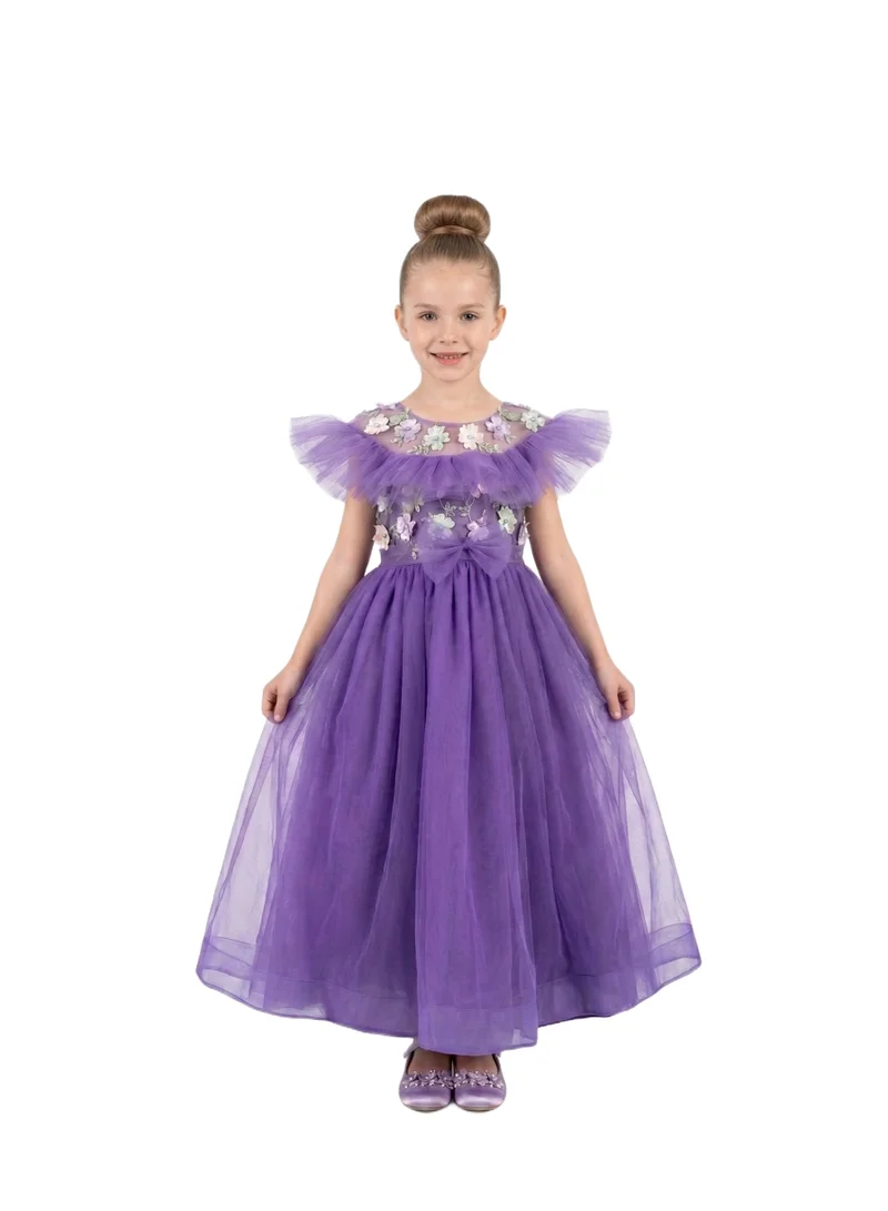 Bidani Purple Princess Gown