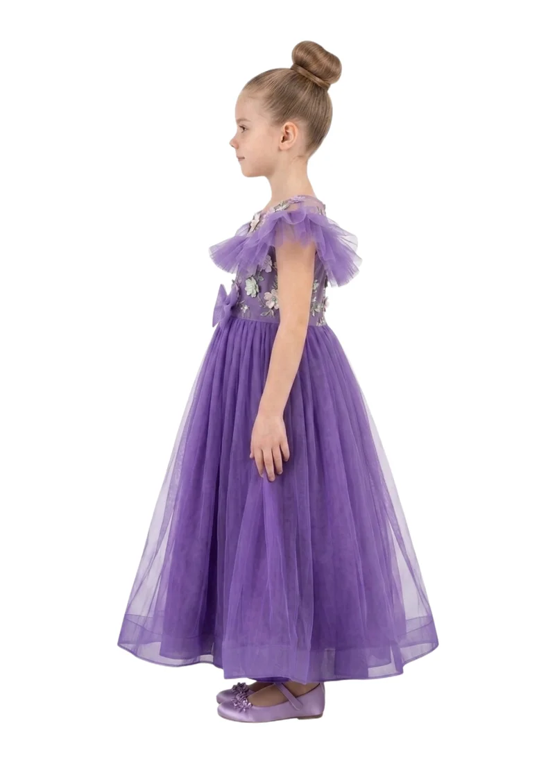 Bidani Purple Princess Gown