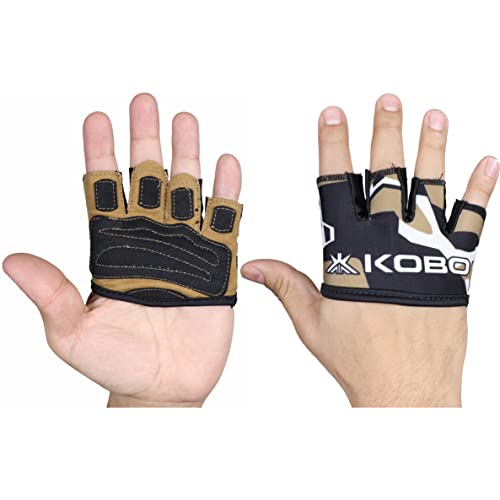 Kobo WTG-65 Weight Lifting Gym Gloves Hand Protector for Fitness Training - Image 1