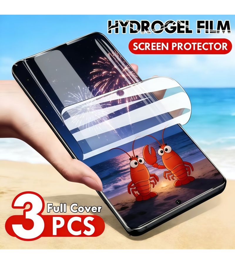 3 قطع واقي شاشة هيدروجيل فائق الوضوح لهاتف Honor X6A Plus 4G 5G، تغطية كاملة، مقاوم للوهج، مقاوم للخدش، رؤية فائقة الوضوح، لمس سلس، تجربة فائقة النحافة - Image 1