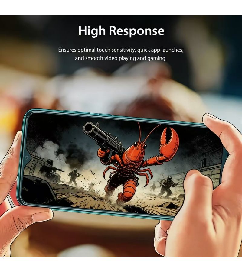 3 قطع واقي شاشة هيدروجيل فائق الوضوح لهاتف Honor X6A Plus 4G 5G، تغطية كاملة، مقاوم للوهج، مقاوم للخدش، رؤية فائقة الوضوح، لمس سلس، تجربة فائقة النحافة - Image 5