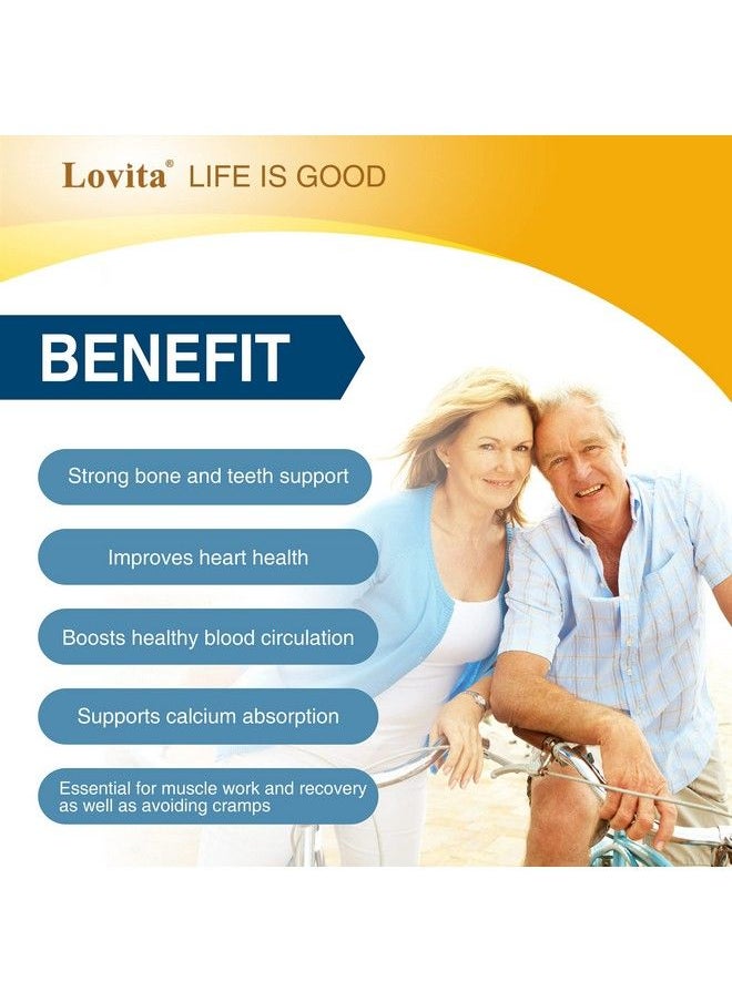 Lovita - Calcium 800 Mg Highly Absorbable Calcium Citrate With Vitamin D3 & Vitamin K2 Calcium Magnesium With Zinc Copper Manganese Vegan Calcium Supplement For Bone Health 120 Tablets - Image 1