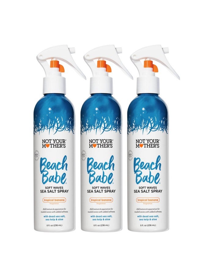 Not Your Mother's - Beach Babe Soft Waves Sea Salt Spray 8 Fl Oz Spray For Tousled Hair Achieve Effortlessly Soft And Tousled Waves (8 Ounce 3Pack)… - Image 1