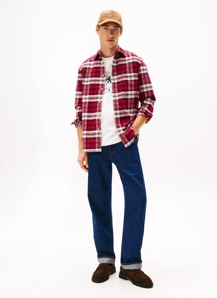 TOMMY HILFIGER Regular Fit Tartan Check Flannel Shirt