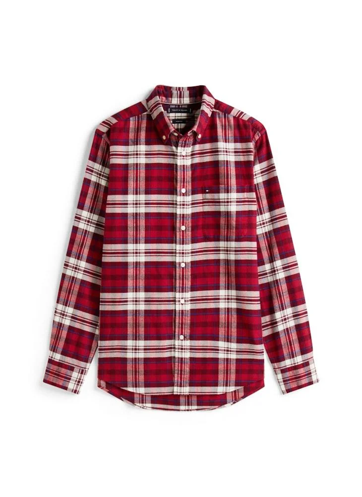 TOMMY HILFIGER Regular Fit Tartan Check Flannel Shirt