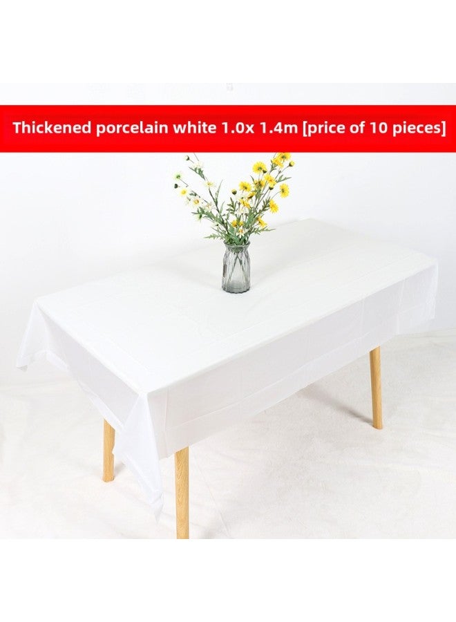 # Hotel Disposable Tablecloth Size 3 M To 1 M Thickened Waterproof Porcelain White Tablecloth Round-Color:Thickened 1x 1.4m Brown Window Grilles 10 Sheets/bag (single Stack)✓✓ - Image 5