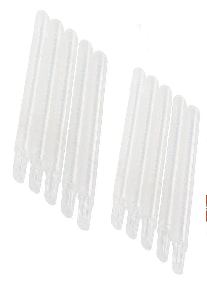 Zhuluck 10Pcs Clear Plastic Chalk Holders Chalk Stick Holder Adjustable Cover Drawing Board Clips for Office, Writing and Correction Supplies - Image 1