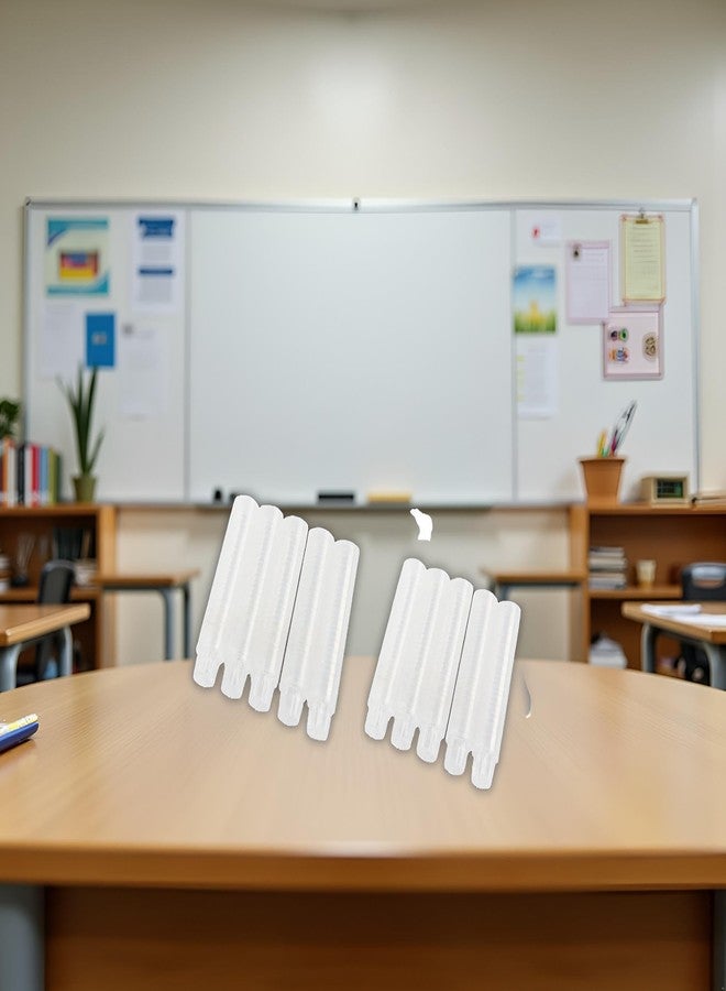 Zhuluck 10Pcs Clear Plastic Chalk Holders Chalk Stick Holder Adjustable Cover Drawing Board Clips for Office, Writing and Correction Supplies - Image 5