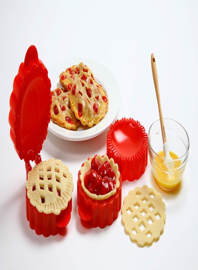 Norpro Lattice Mini Pie Mold, 4.5" x 5.75" x 2" / 11.5cm x 14.5cm x 5cm, As Shown - Image 2