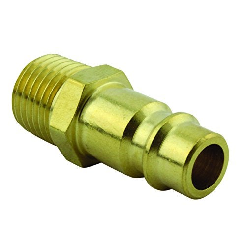 Milton Industries 760 1/4" MNPT HIGHFLOWPRO™ V-Style/European Interchange Brass Air Plug Fitting (High Volume Low Pressure Application) -Box of 10 - Image 5