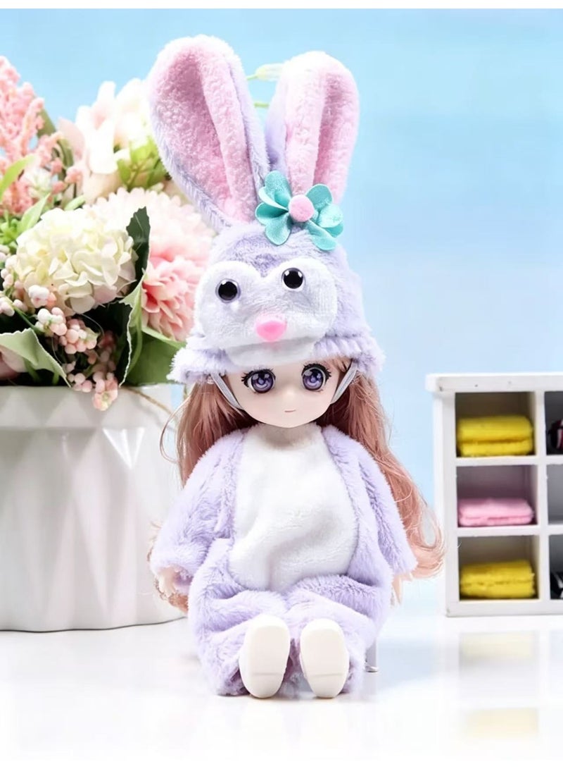 A gift set of 5 mini fashion dolls from the Stitch with Love (Daisy) series, suitable as a toy gift for girls. - Image 4