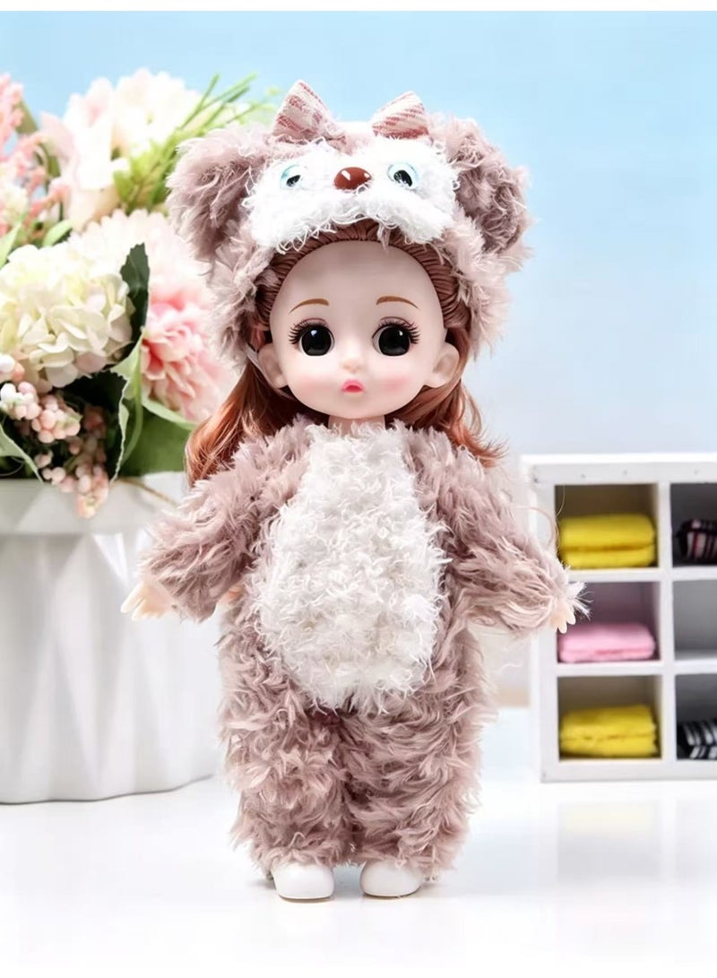 A gift set of 5 mini fashion dolls from the Stitch with Love (Daisy) series, suitable as a toy gift for girls. - Image 3