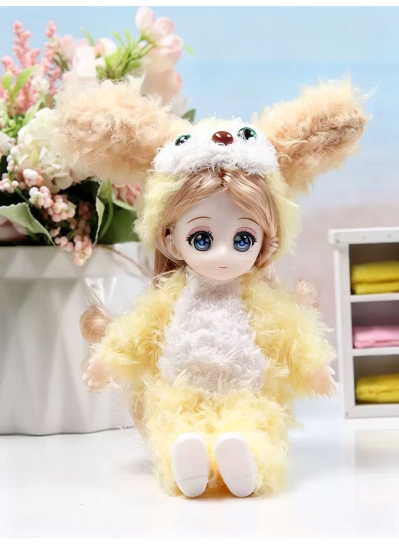 A gift set of 5 mini fashion dolls from the Stitch with Love (Daisy) series, suitable as a toy gift for girls. - Image 5