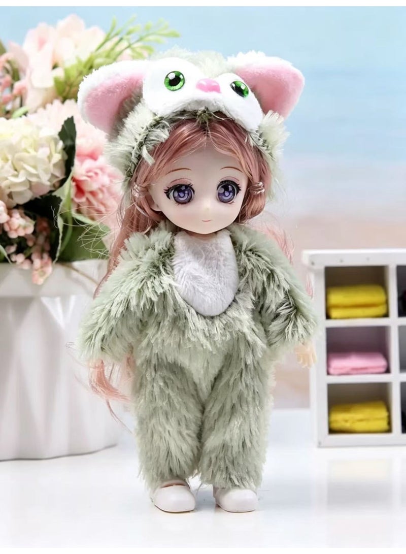 A gift set of 5 mini fashion dolls from the Stitch with Love (Daisy) series, suitable as a toy gift for girls. - Image 2