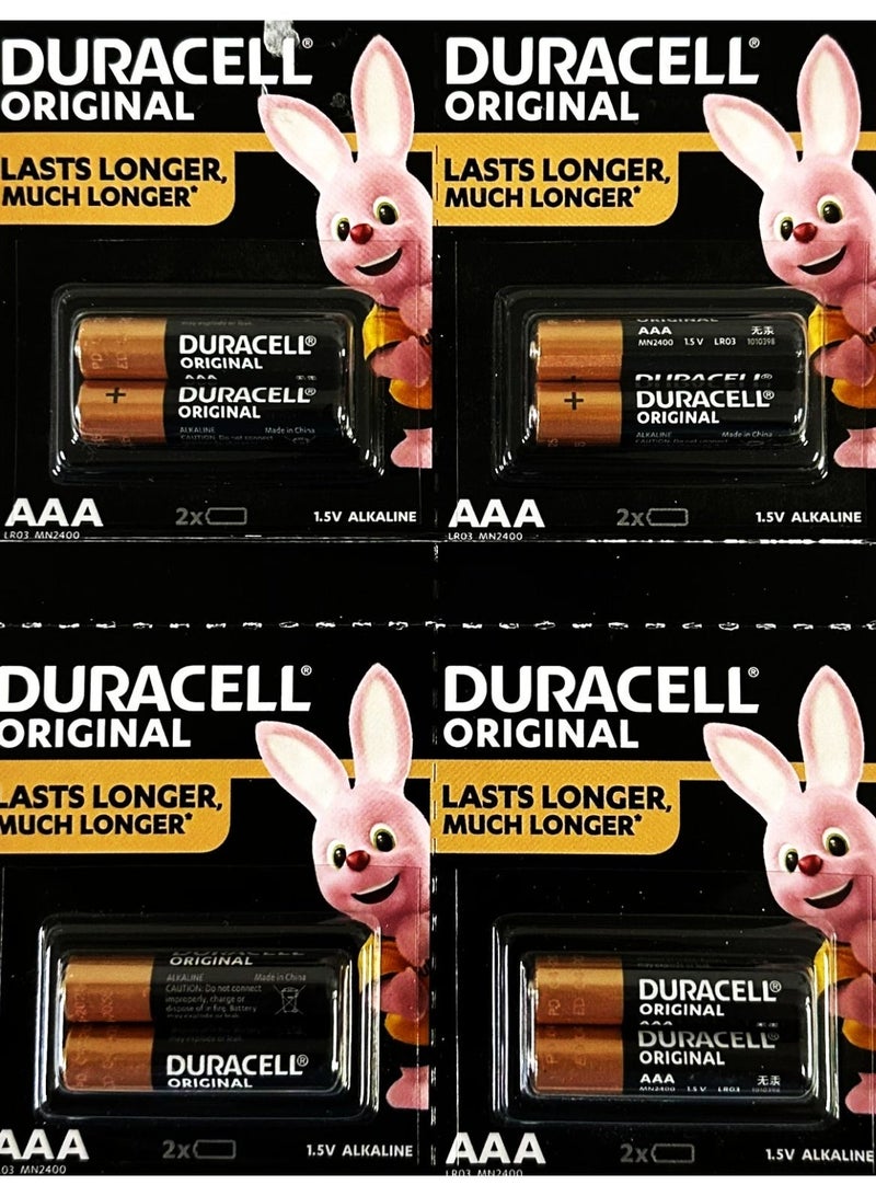 Duracell 8 Pcs Duracell Original Power Type (AAA) Alkaline Battery (8Pcs) - Image 1
