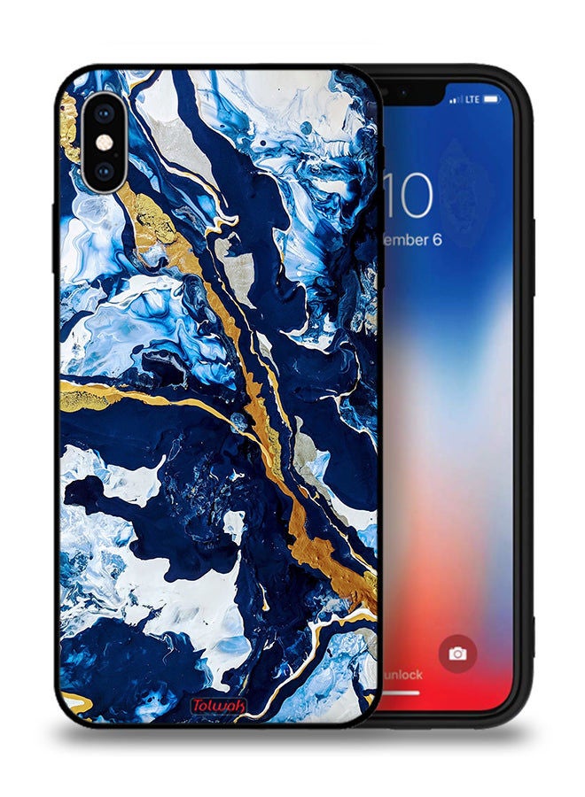 Tolwak Apple iPhone XS Protective Case Glitch Texture Art - Image 1