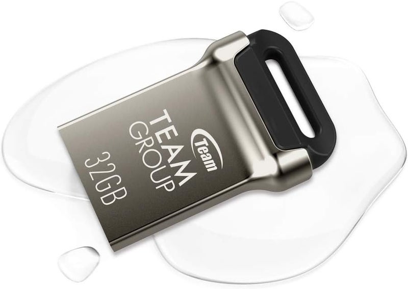 TeamGroup C162 64GB 5 Pack USB 3.2 Gen 1 USB 3.1/3.0 Mini Fits Metal Read 100MB/s Flash Thumb Drive External Data Storage Memory Stick Compatible with Computer/Laptop Black TC162364GB21 - Image 5