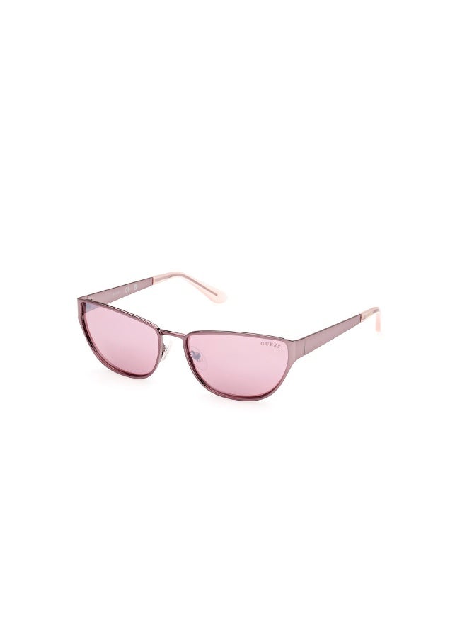 GUESS Gu7903 Cat Metal Sunglasses For women size 57, Mauve - Image 1