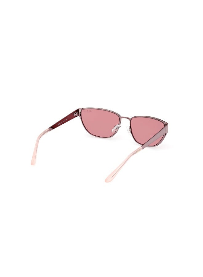 GUESS Gu7903 Cat Metal Sunglasses For women size 57, Mauve - Image 5