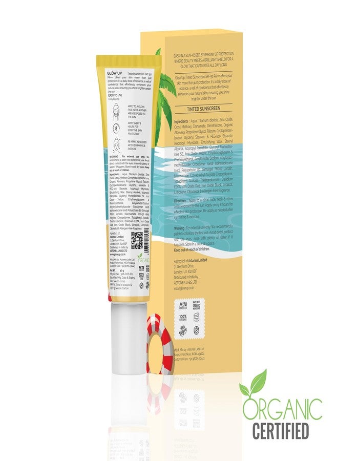 جلو اب واقي شمس ملون بعامل حماية 50 | حماية من الأشعة فوق البنفسجية بنوعيها UVA وUVB | خفيف الوزن | لبشرة موحدة اللون ومشرقة | مناسب لجميع أنواع البشرة | مع عامل حماية 50 وPA+++ | 40 غرام - Image 2