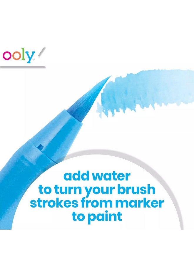 Ooly Chroma Blends Watercolor Brush Markers Set Of 18 - Image 3