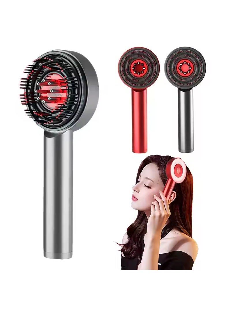 Generic Hair Comb Massage Red And Blue Light Medicated Massage Comb Hair Skin Medicated Anti-Hair Loss  - Image 2