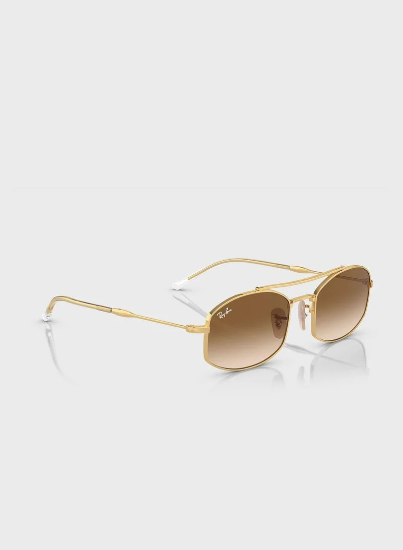 Ray-Ban  0Rb3719 Oval Sunglasses  | Best Price UAE