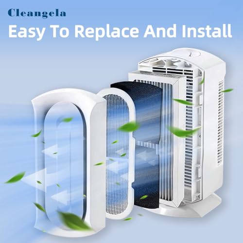 Cleangela True Air Replacement Filters Compatible with Hamilton Beach TrueAir Purifier Odor Eliminators - 04383 04384 04530G 04530GM 04531GM 04532GM - Image 3