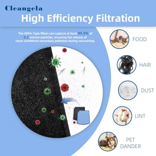 Cleangela True Air Replacement Filters Compatible with Hamilton Beach TrueAir Purifier Odor Eliminators - 04383 04384 04530G 04530GM 04531GM 04532GM - Image 4