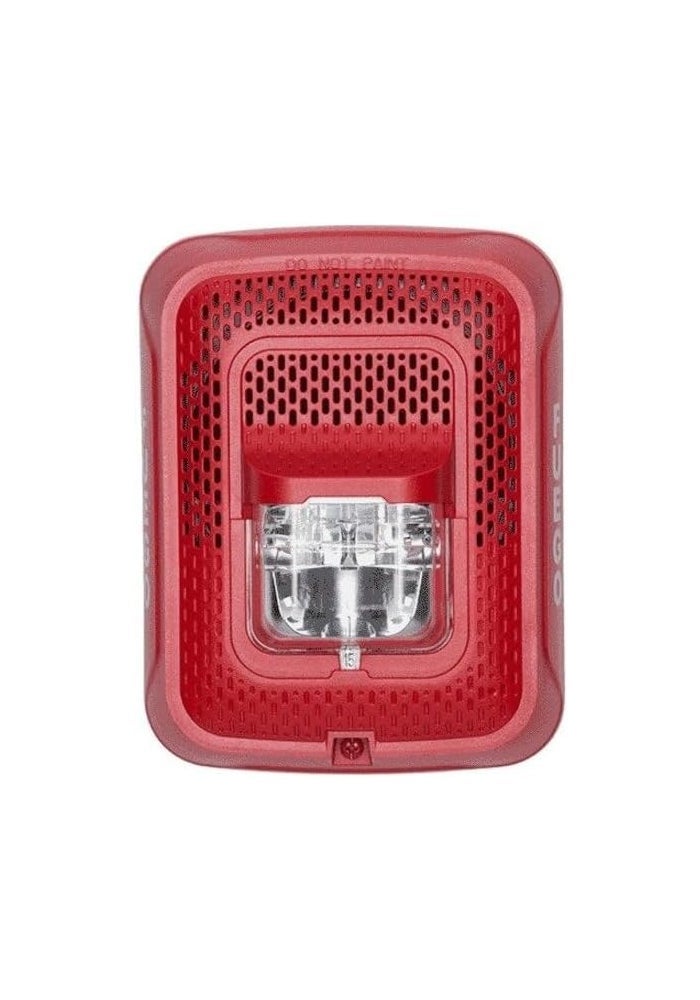 System Sensor P2RL Horn Strobe - Red Fire Alarm Device - Image 3