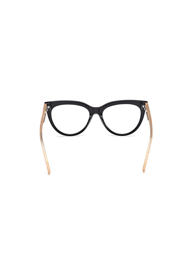 SKECHERS Women's's Cat Eye Eyeglass Frames Shiny Black SKECHERS SE5010400153 53 mm - Image 4