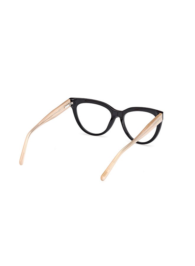 SKECHERS Women's's Cat Eye Eyeglass Frames Shiny Black SKECHERS SE5010400153 53 mm - Image 5